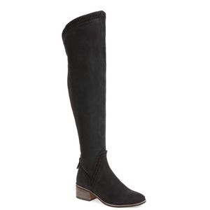 Vince Camino OTK Boots - Black Leather